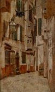 Gasse In Venedig by Max Liebermann