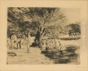 Badende Knaben by Max Liebermann