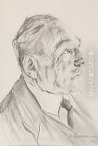 Portrat Des Kunsthistorikers Max J. Friedlander - view 1