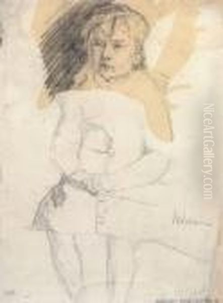 Sitzendes Kind - view 1