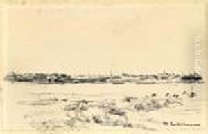 Hollandische Landschaft; Blick Auf Nordwijk-binnen by Max Liebermann