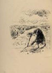 Das Buch Ruth by Max Liebermann