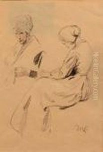 Seated Ladies by Max Liebermann