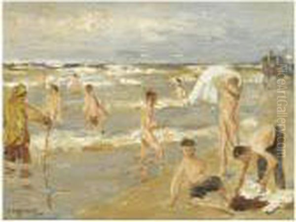 Badende Knaben (boys Bathing) - view 1