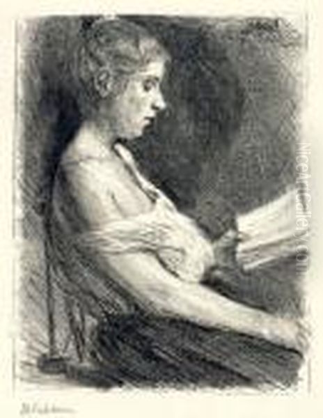 "lesendes Madchen" - view 1