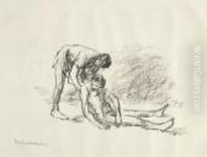 Der Barmherzige Samariter by Max Liebermann