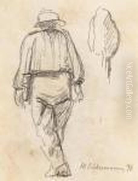 Walking Man, Back View, 1896. - view 1
