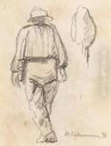 Walking Man, Back View, 1896. Walking Man, Back View, 1896.