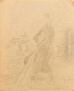 Die Erntehelferin by Max Liebermann