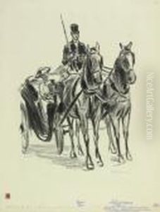 Die Kutsche by Max Liebermann