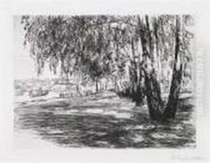 Landschaft Mit Wannsee by Max Liebermann