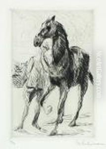 Pferdefuhrer Ii by Max Liebermann