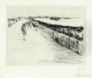 Wettrennen by Max Liebermann