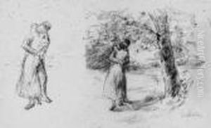 Der Mullerin Reue I Und Ii by Max Liebermann