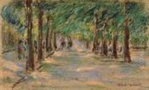 "allee Mit Reitern" by Max Liebermann