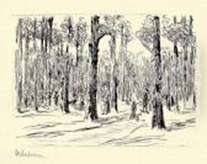 "tiergarten" by Max Liebermann