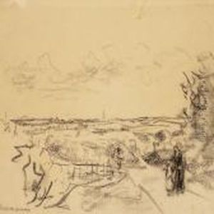 Two Dutch Seascapes by Max Liebermann