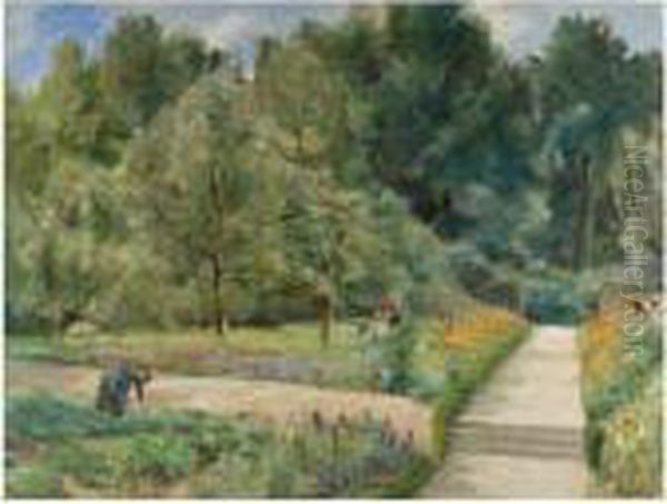 Der Nutzgarten In Wannsee Nach Westen (the Garden In Wannsee To The West) - view 1
