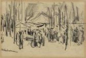 Kirmes In Laren by Max Liebermann