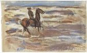 "reiter Am Meer" by Max Liebermann