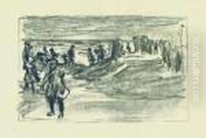 Strand In Nordwijk by Max Liebermann