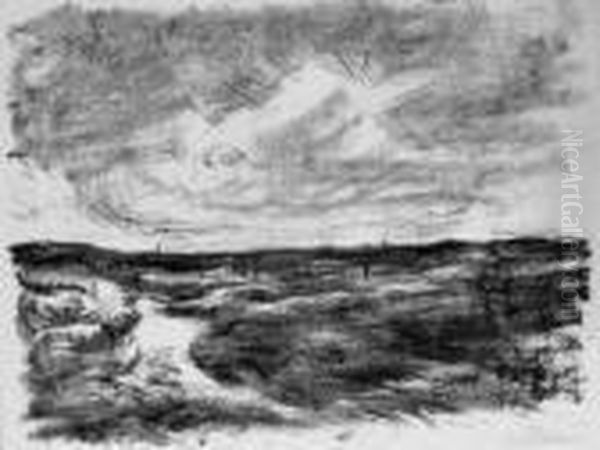 Dunenlandschaft Mit Weg - view 1