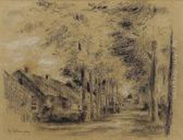 Village Street In Laren - view 1