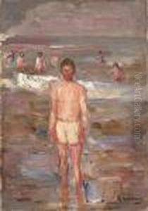 Badende Knaben by Max Liebermann