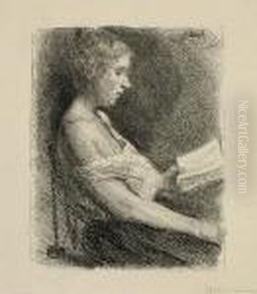 Lesendes Madchen. 1899 - view 1