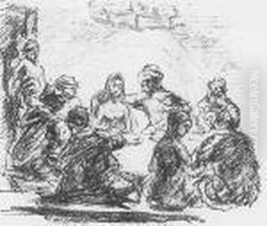 Das Passahfest by Max Liebermann