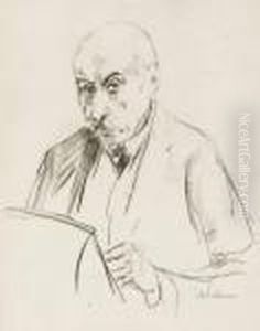 Sjalvportratt by Max Liebermann