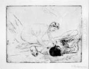 Simson Und Delila. by Max Liebermann