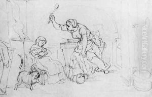 Sketch to the Sleepy Nurse