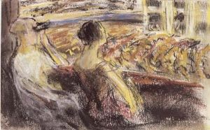 An Der Oper by Max Liebermann