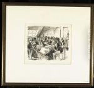 Kindervolkskuche. 1915. by Max Liebermann