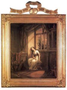 Series Szep Ilonka- VII. Bewailing 1865 by Soma Orlai Petrich