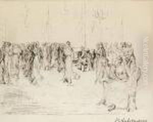 Balsal by Max Liebermann