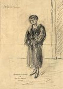Junge Frau Im Pelz (lola Leder). 1922