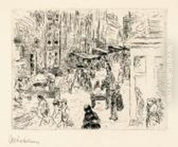 "judenstrasse In Amsterdam". 1906 - view 1