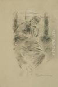 Seated Man (sitzender Mann) by Max Liebermann