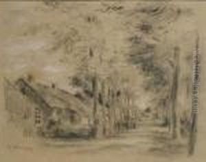 Weg Im Dorf (road In The Town) by Max Liebermann