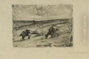 Grasende Ziegen. 1887