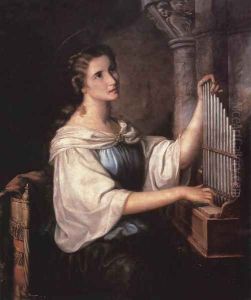 Saint Cecily 1863 by Soma Orlai Petrich