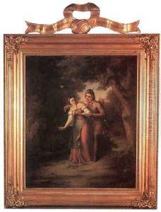 Series Szep Ilonka- II. The Surprise 1866 by Soma Orlai Petrich
