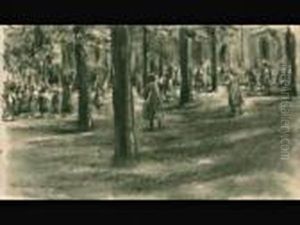Schulgang In Laren by Max Liebermann