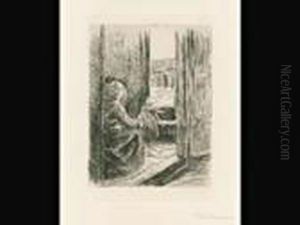Mutter Und Kind by Max Liebermann