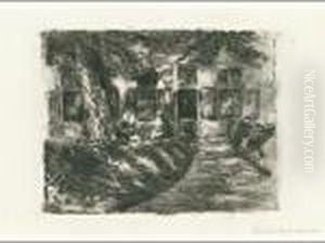 Unter Baumen by Max Liebermann