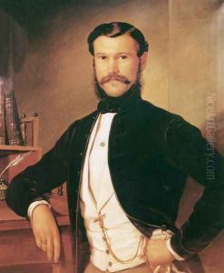 Portrait of Dobosy Lajos 1855