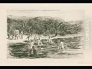 Badende Knaben by Max Liebermann