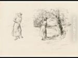 Liebespaare by Max Liebermann